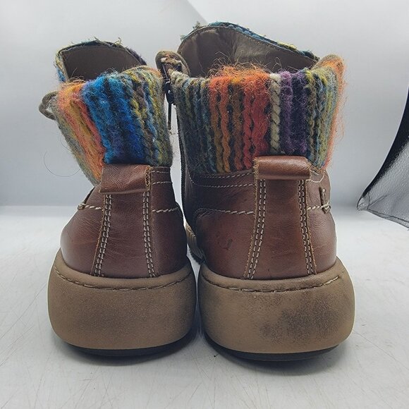 Josef Seibel Maren Womens 10-10.5 Brown Leather Ankle Booties Size EU 41 main image 4